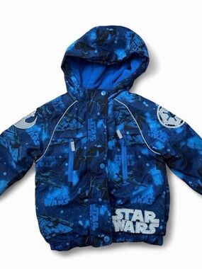 Disney Star Wars camo Reflective zip up hooded jacket